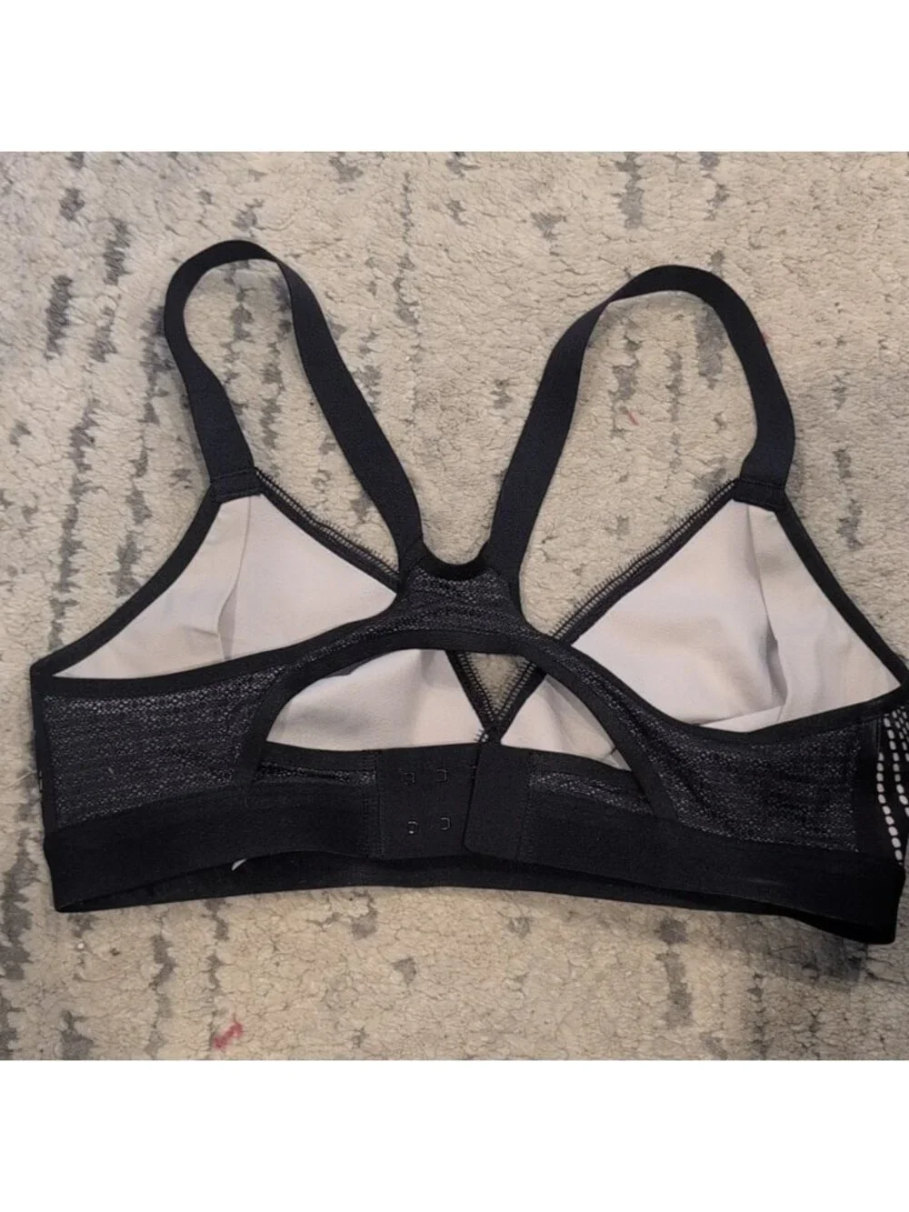 Lululemon Awake to Lace Bra Black / Barely Beige
